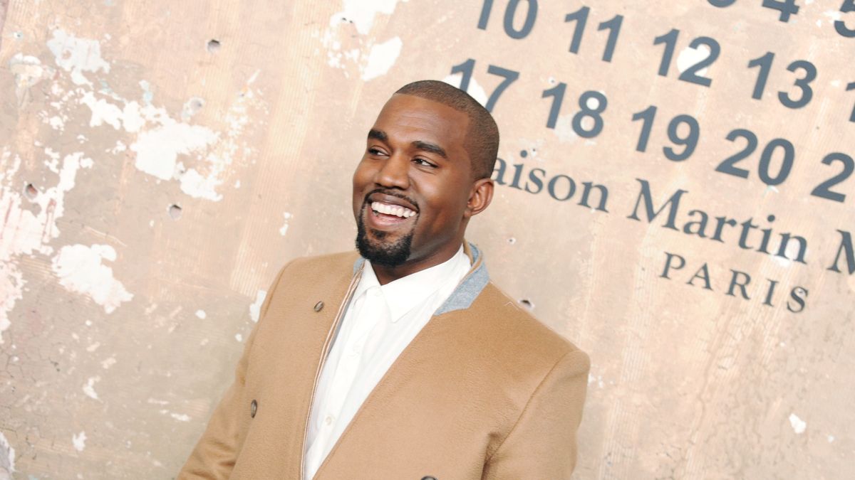 Kanye West attends H&M's Maison Martin Margiela collection launch party at 5 Beekman Street. (Photo by Steve Eichner/WWD/Penske Media via Getty Images)