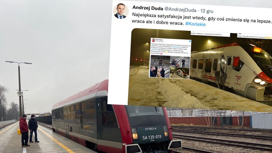 Końskie. Ruszyły nowe połączenia kolejowe. Ile osób korzysta?