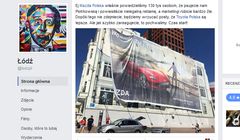 Łódź wytknęła Maździe na FB wielkoformatowy billboard w centrum miasta. Firma podkreśla, że reklama jest legalna