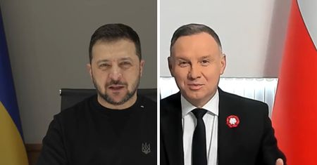 "Andrzeju", "Wołodymyrze". Ukraińcy ujawnili rozmowę prezydentów