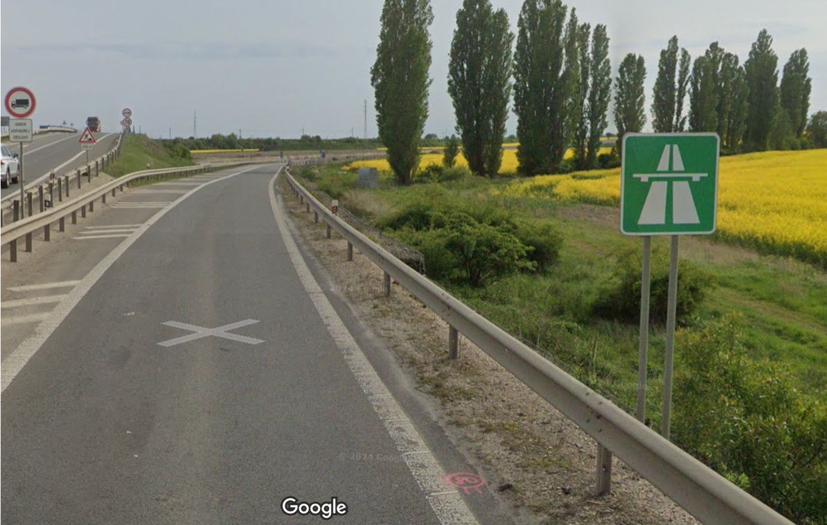 Wjazd na słowacką autostradę