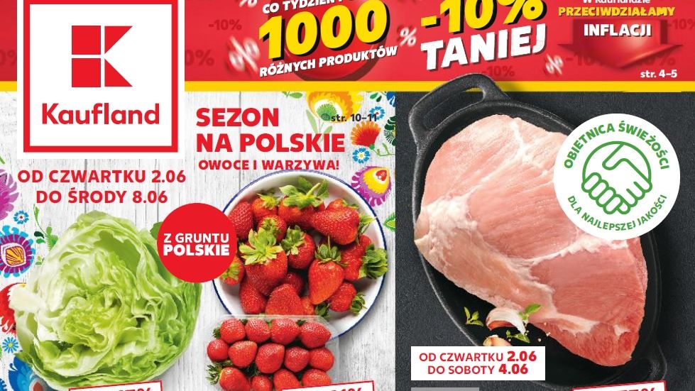 Kaufland gazetka od czwartku 2 czerwca [2.06]