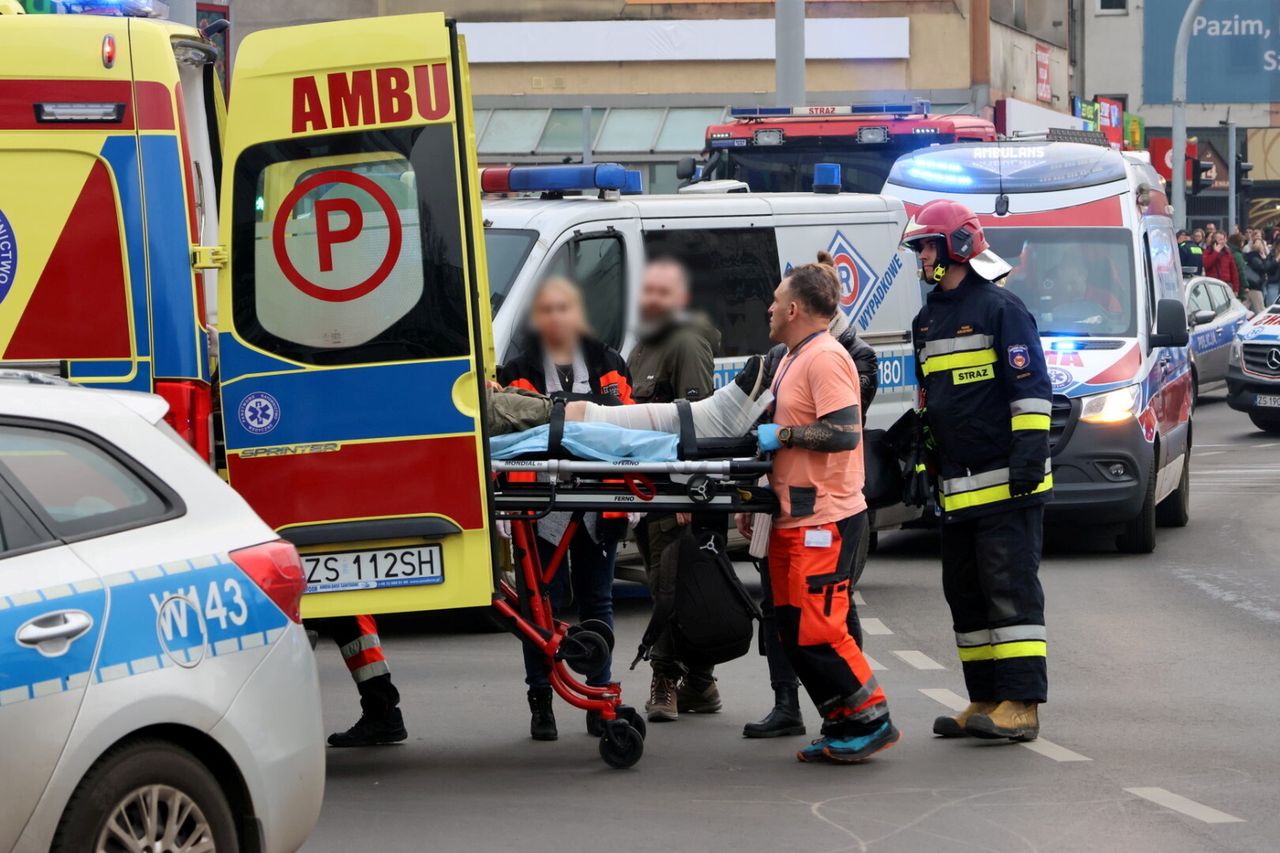 Wypadek w Szczecinie. Podali liczbę poszkodowanych