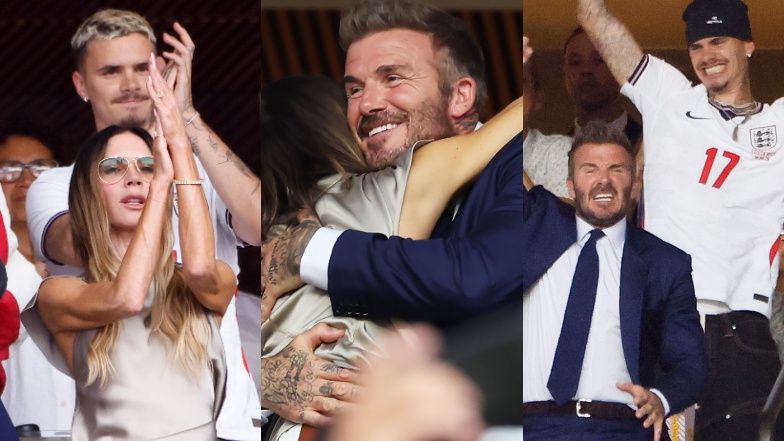 David Beckham z Victorią i dziećmi