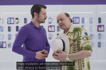 Adam Woronowicz reklamuje Play
