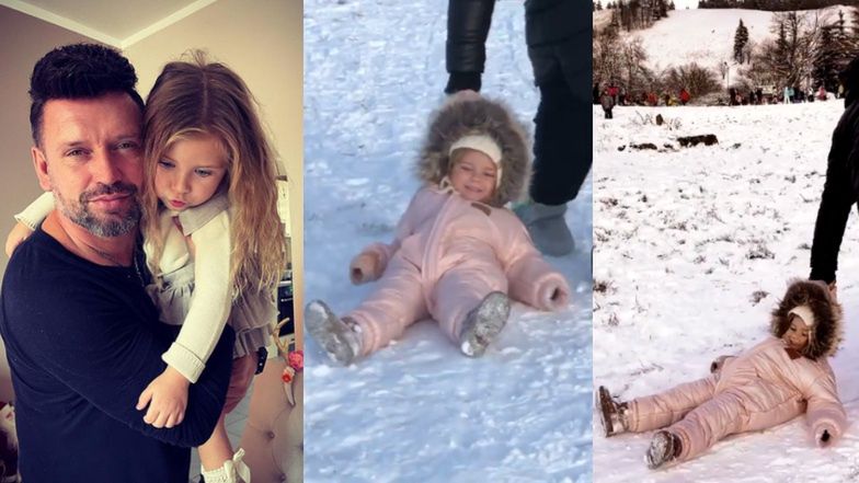 Mąż Natalii Siwiec organizuje córce kulig bez sanek