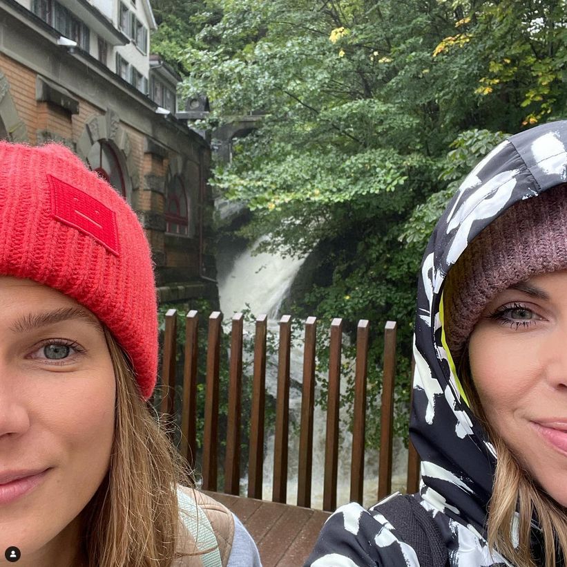 Aleksandra Kwaśniewska i Marta Wierzbicka zwiedzają Szwajcarię