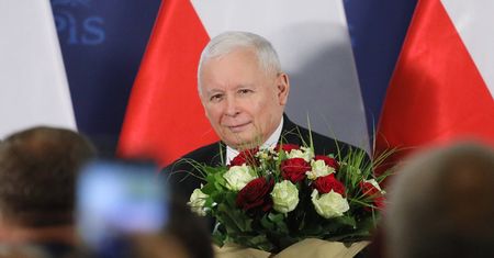 Prezes PiS przemawiał w Grójcu. Potem padło kuriozalne "pytanie" z sali