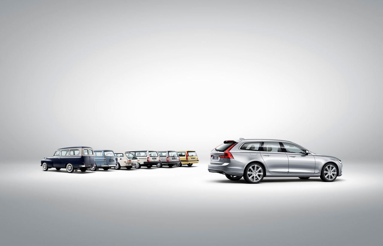 Nowe Volvo V90 i jego poprzednicy