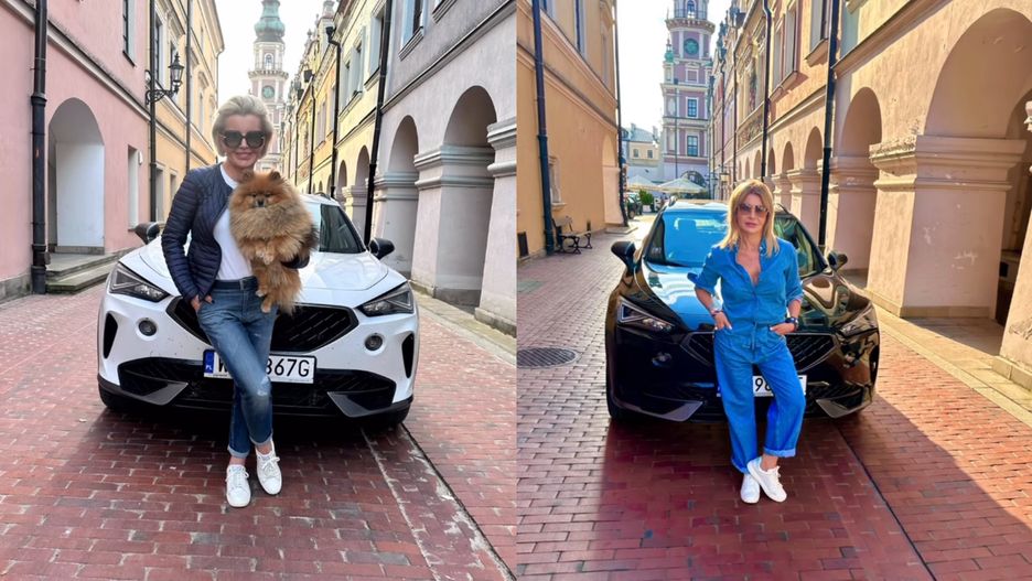 Joanna Racewicz parkuje na zakazie