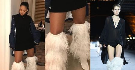 Rihanna chwali się "butami Yeti"...