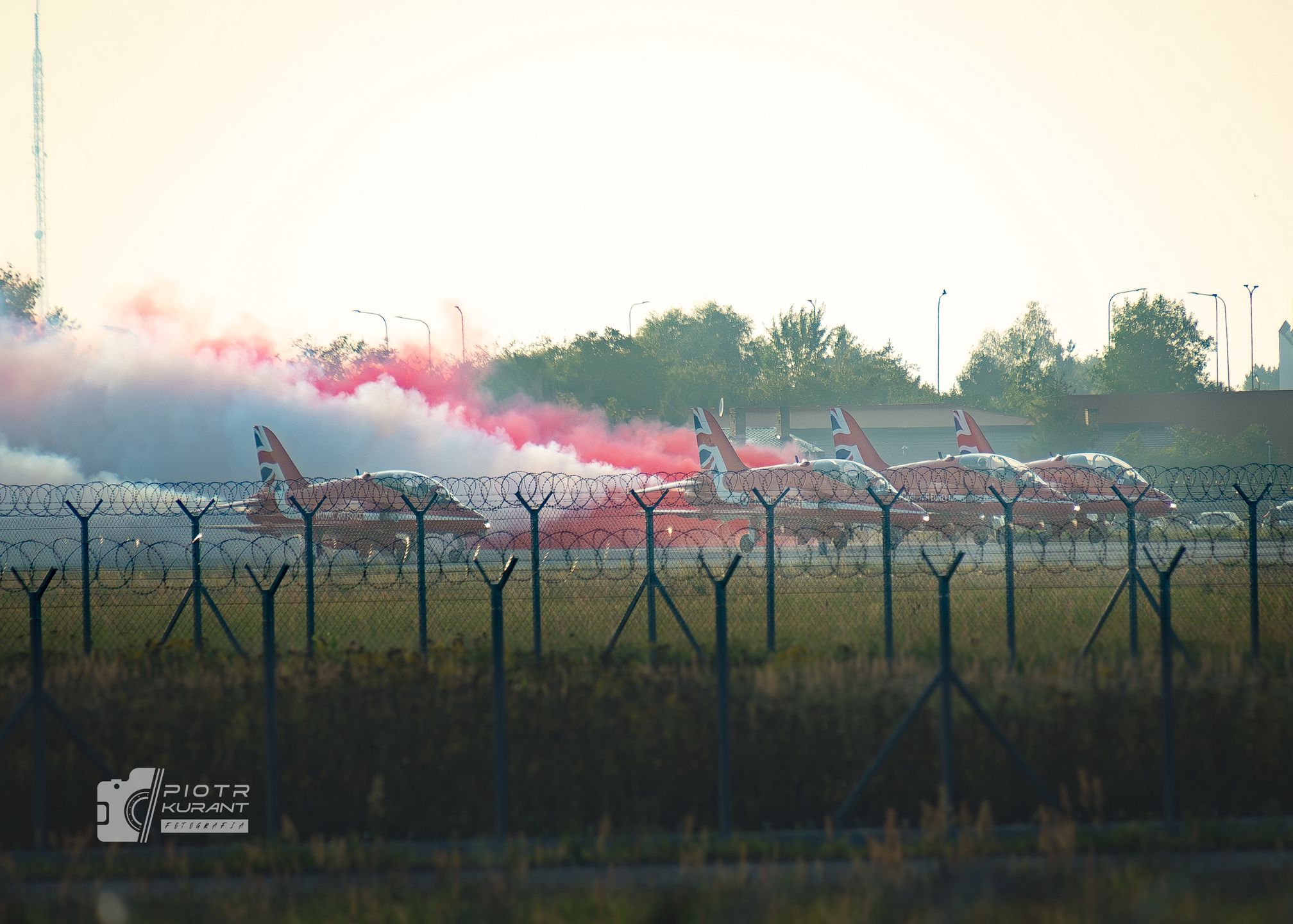 Odlot Red Arrows z Radomia po odwołanym Air Show 2025 okiem spottera