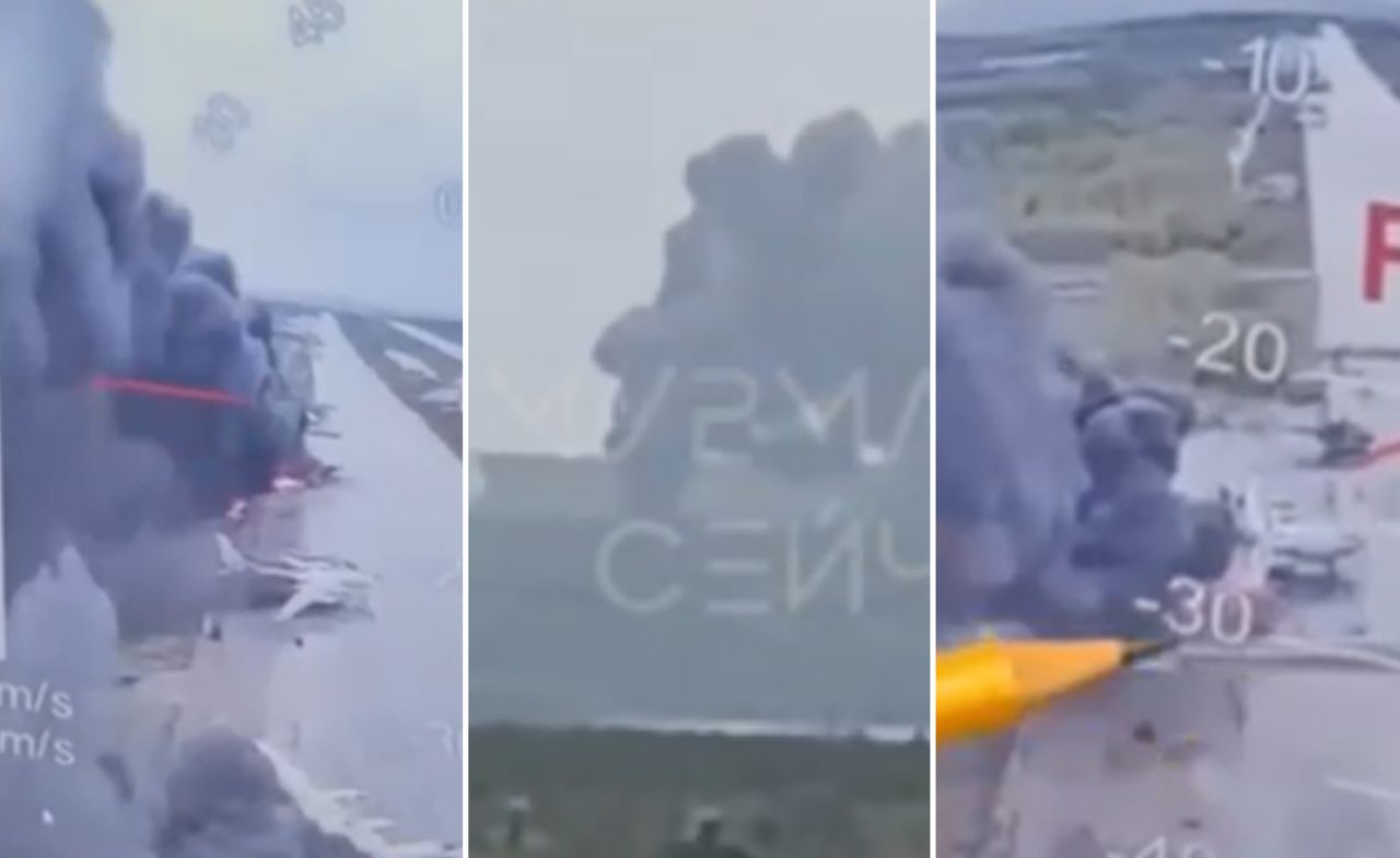 Ukraina zaatakowała rosyjskie lotniska. Sukces operacji "Pajęczyna"