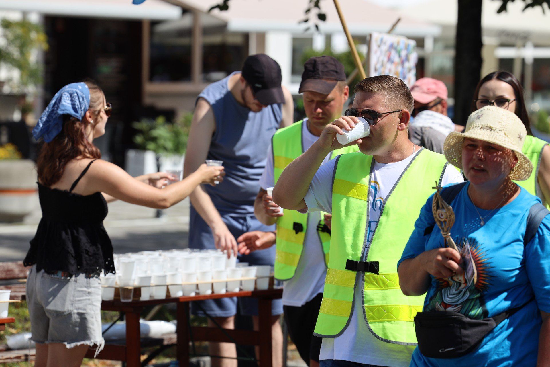 Strażacy i wojskowi dotarli na Jasną Górę