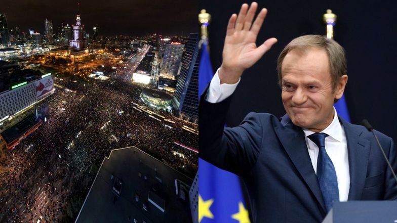 Na proteście kobiet w Warszawie było nawet 100 tys. uczestników