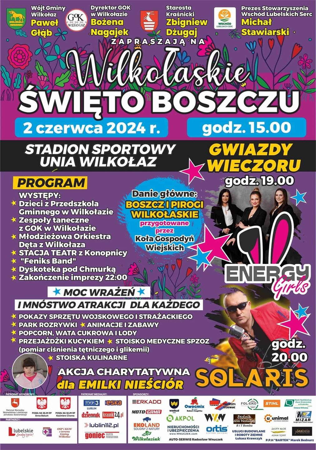 Wilkołaskie Święto Boszczu 2024 - plakat