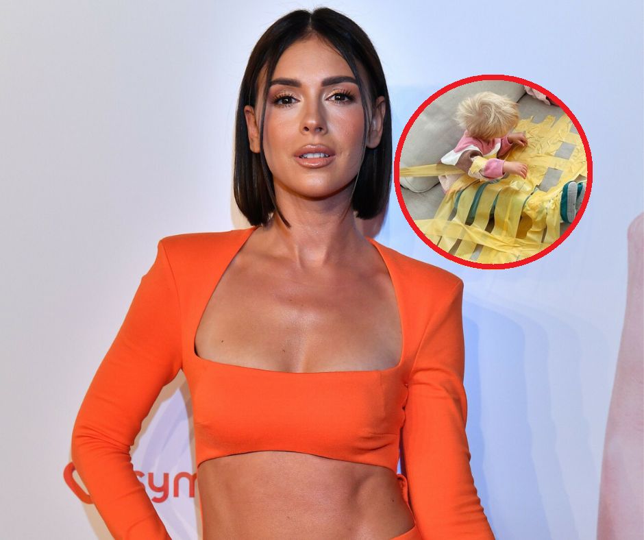 Klaudia Halejcio na chwilę zostawiła dzieci z partnerem. Internauci pękają ze śmiechu