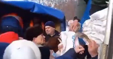 W rosyjskiej telewizji tego nie pokażą. Dantejskie sceny. Nagranie