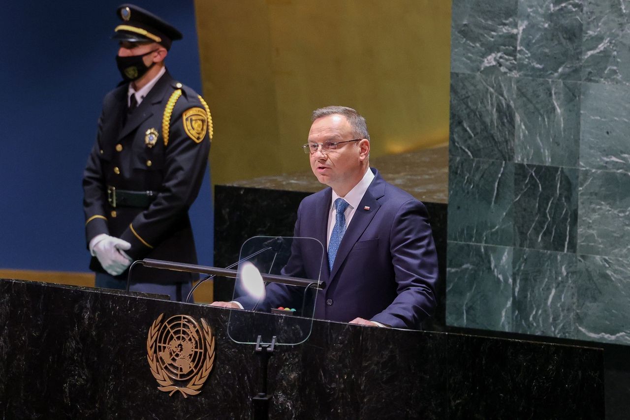 Wpadka Andrzeja Dudy na sesji ONZ. Pomylił prezydentów