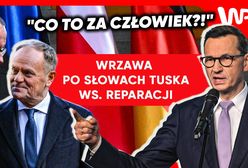 Poruszenie po słowach Tuska. Ostry komentarz Morawieckiego ws. reparacji