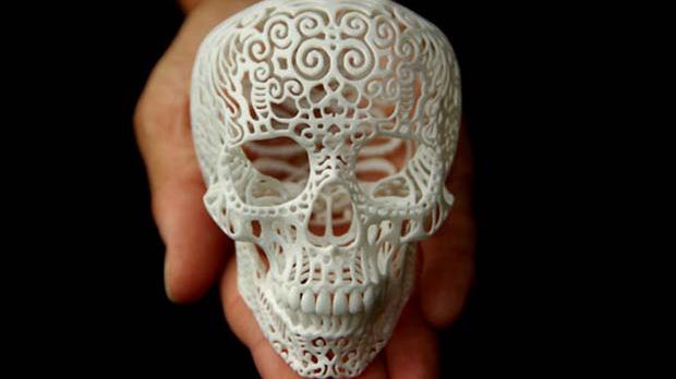 Zakręcone czaszki prosto z drukarki 3D 1