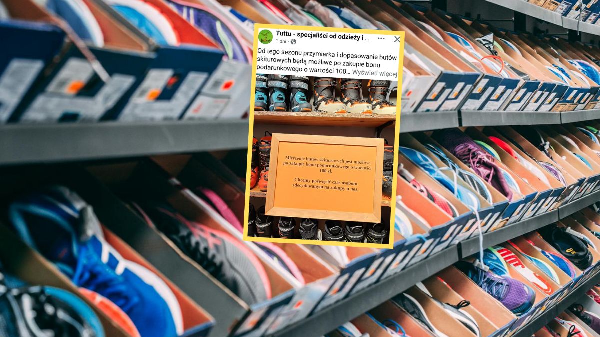 Sklep wprowadza opłatę za przymierzenie butów 