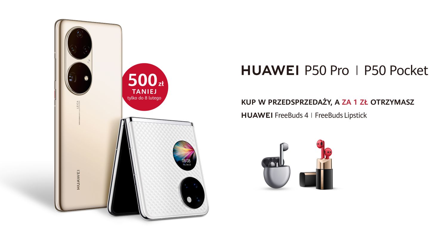Huawei P50 Pro i składany P50 Pocket już w Polsce. Oto ceny i gratisy w przedsprzedaży 4