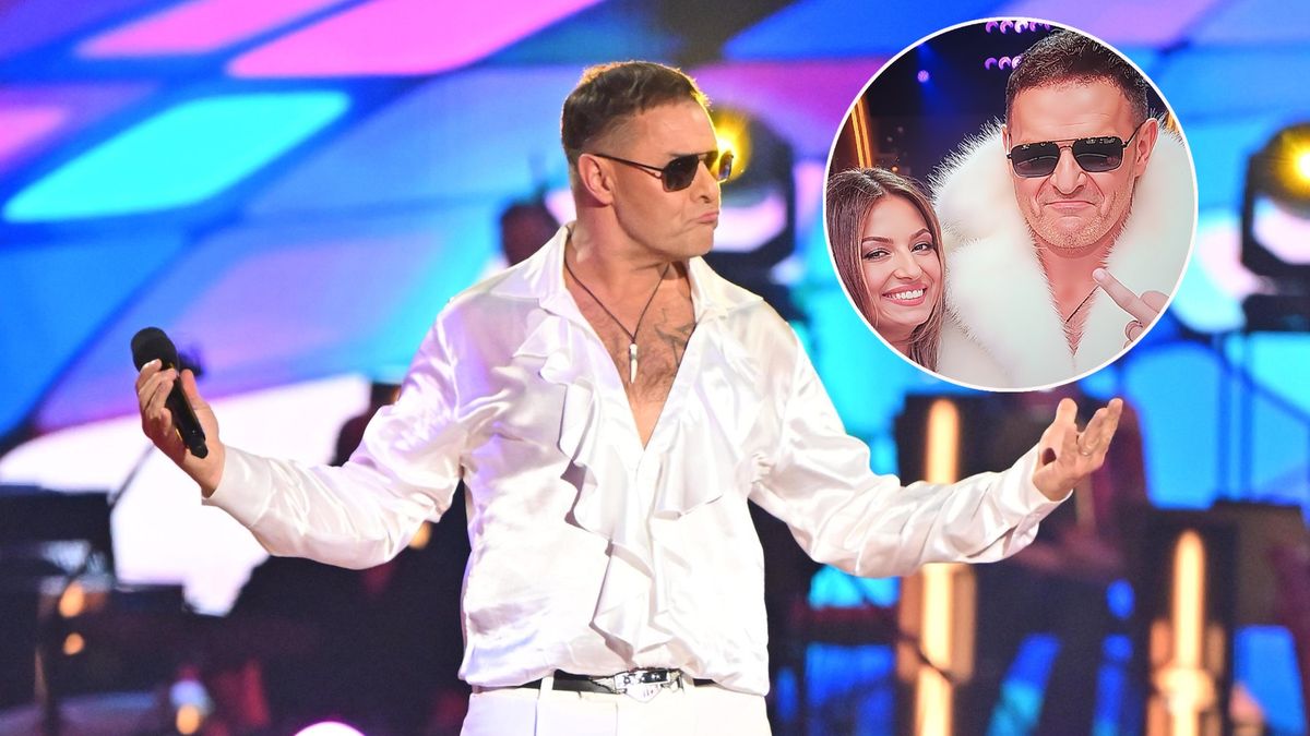 Izabela Skierska tłumaczy gest Tomasza Karolaka