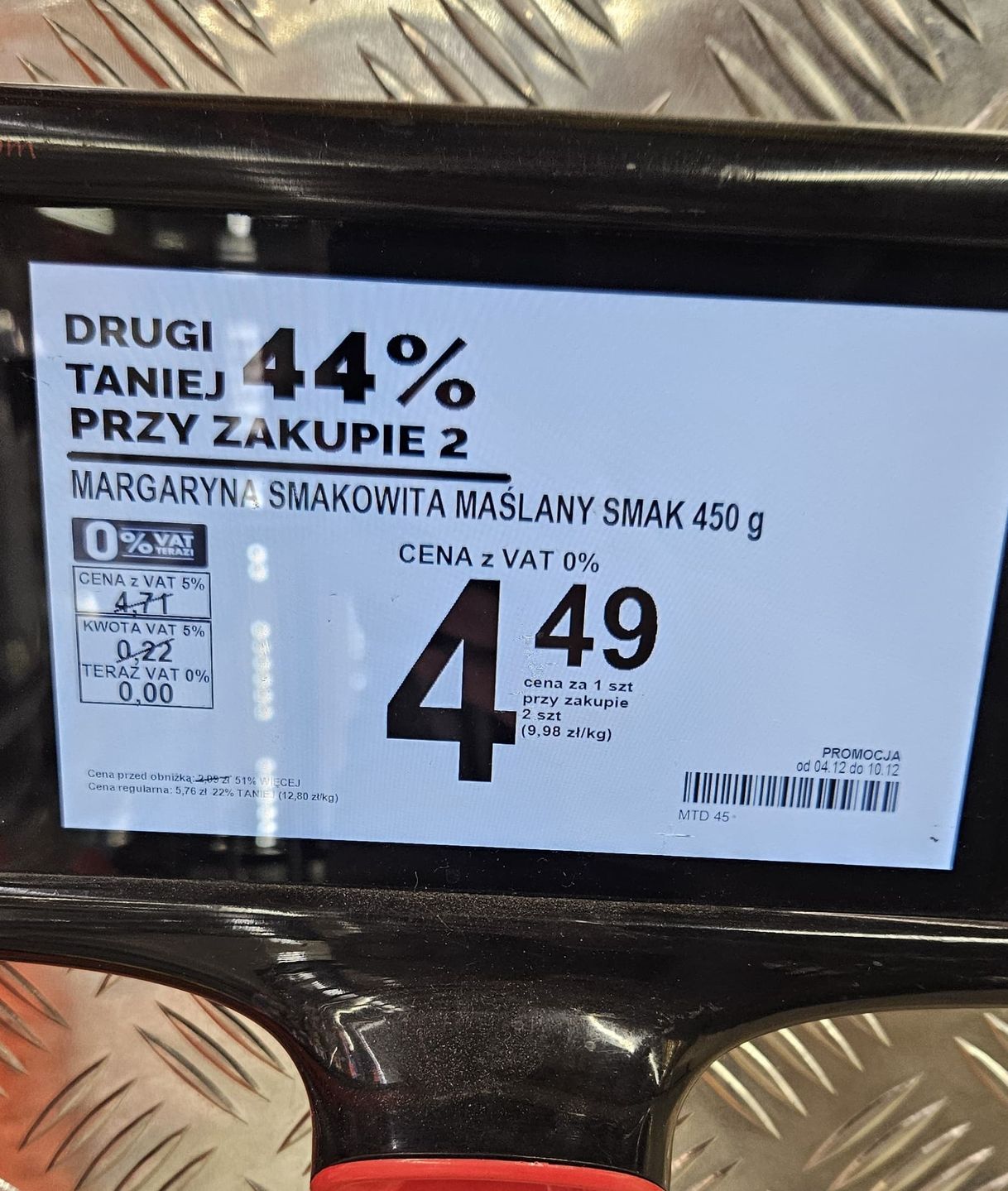 Promocja na wielosztuki margaryny w Biedronce