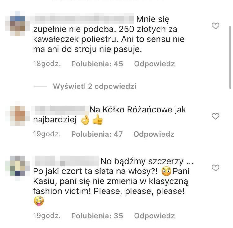Kasia Tusk krytykowana za modowe wybory
