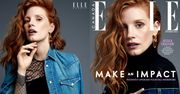 Jessica Chastain na okładce "Elle"