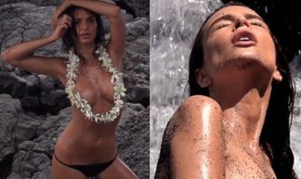 NAGA Emily Ratajkowski wygina się na plaży!