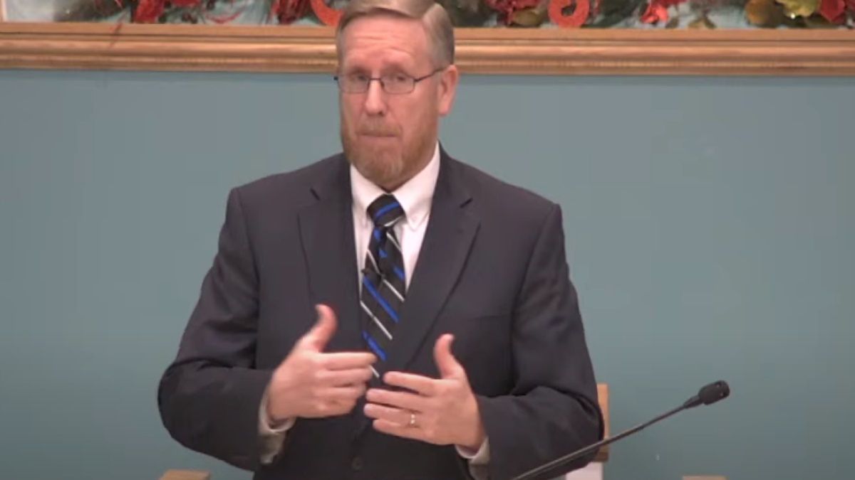 Bart Spencer, starszy pastor w Lighthouse Baptist Church w Michigan