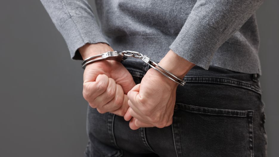 Man in metal handcuffs on grey background, closeup
arrest, back, background, bracelets, business, captive, chain, closeup, control, convict, court, crime, criminal, cuffs, detainee, detention, enforcement, equipment, fraud, grey, guilt, guilty, hand, handcuffed, handcuffs, hands, illegal, investigation, jail, justice, law, legal, lock, male, man, metal, person, police, prison, prisoner, protection, punishment, restraint, security, shackles, stainless, steel, suspect, thief, arrest, back, background, bracelets, business, captive, chain, closeup, control, convict, court, crime, criminal, cuffs, detainee, detention, enforcement, equipment, fraud, grey, guilt, guilty, hand, handcuffed, handcuffs, hands, illegal, investigation, jail, justice, law, legal, lock, male, man, metal, person, police, prison, prisoner, protection, punishment, restraint, security, shackles, stainless, steel, suspect, thief