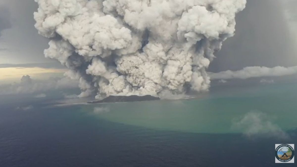 Erupcja wulkanu w 2022 roku