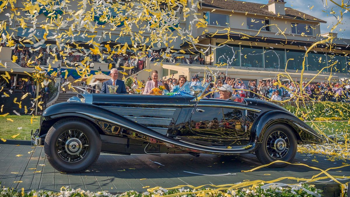  Mercedes-Benz 540 K został zwycięzcą tegorocznego konkursu w Pebble Beach