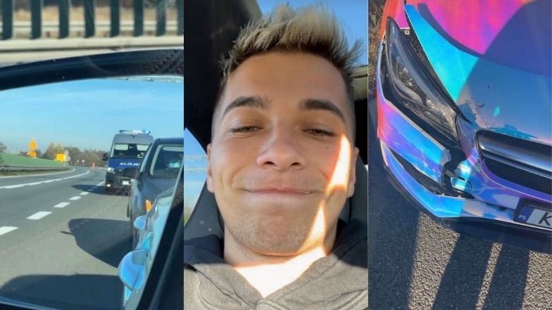 Friz relacjonuje stłuczkę