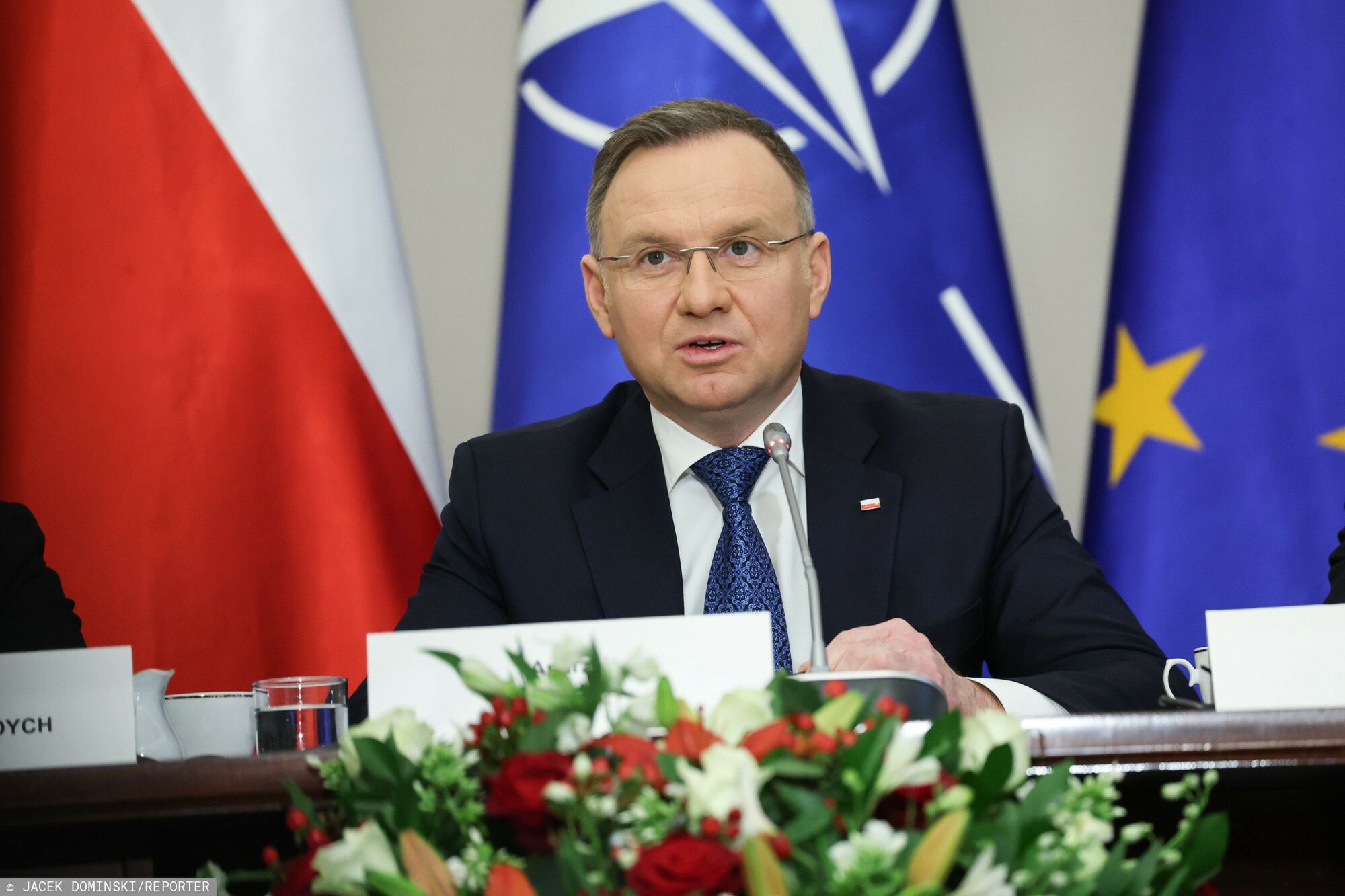 Posiedzenie Rady Bezpiecze?stwa Narodowego
20.12.2023 Warszawa Posiedzenie Rady Bezpieczenstwa Narodowego fot Jacek Dominski/REPORTER
N/z: Andrzej Duda
Jacek Dominski/REPORTER