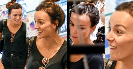 Odprężona Paulina Krupińska buszuje w biustonoszach w galerii handlowej (ZDJĘCIA)