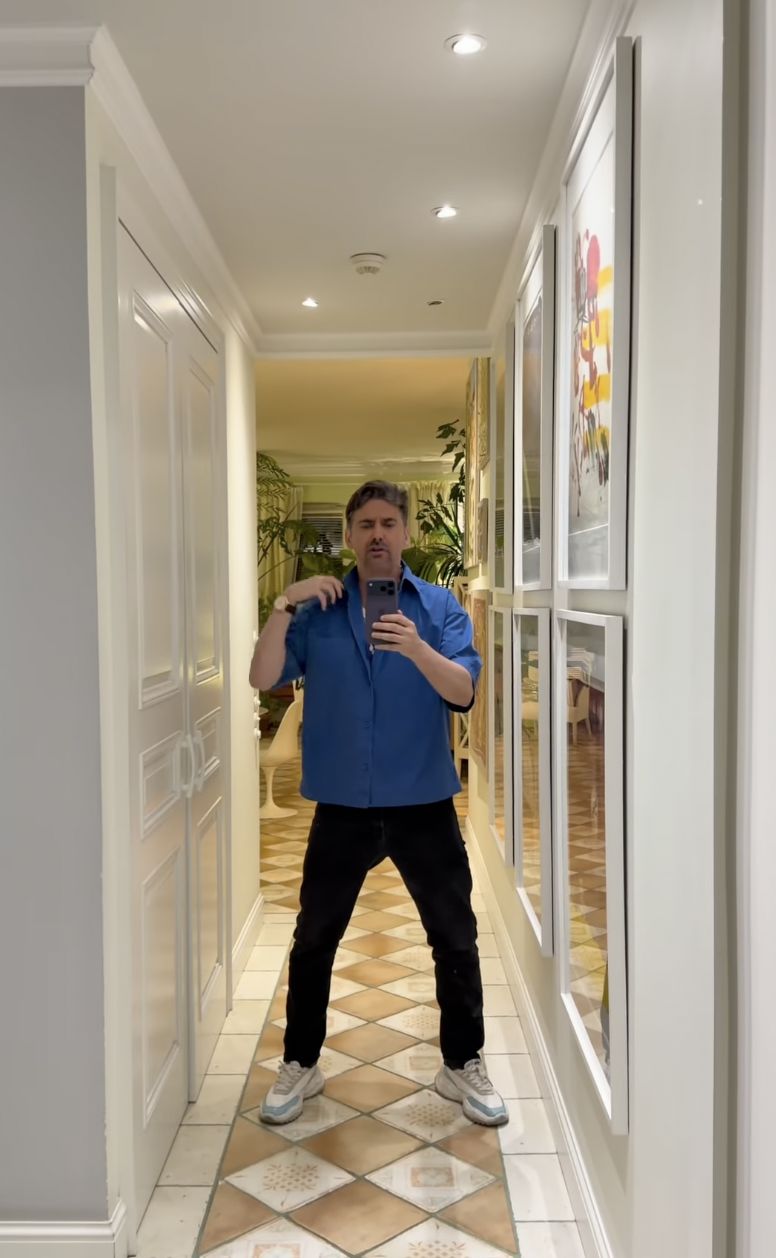 Marcin Tyszka w domu