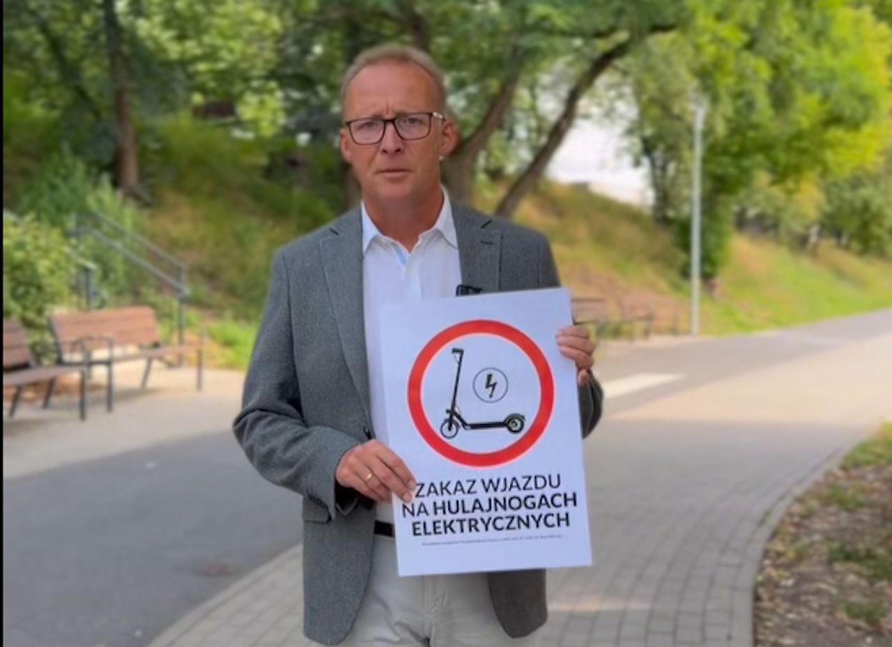 Zakaz jazdy hulajnogami elektrycznymi. Władze Gniezna podjęły decyzję