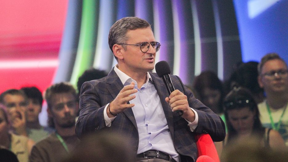 Szef MSZ Ukrainy Dmytro Kułeba podczas Campus Polska Przyszłości