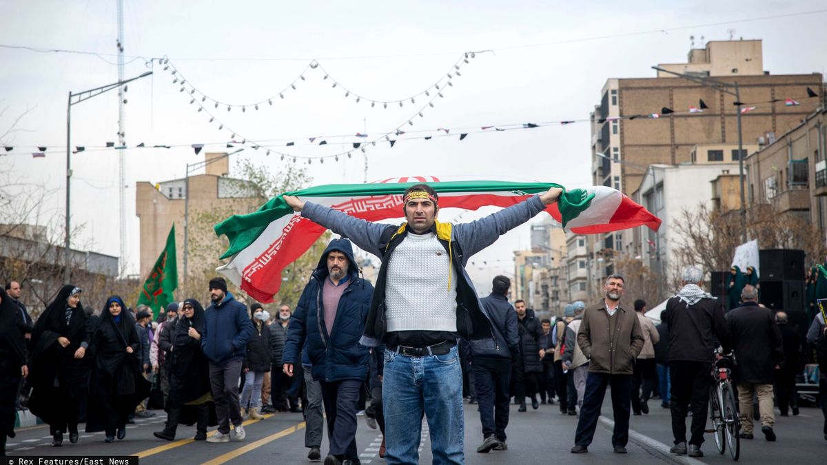 Pogrzeb ofiar protestów w Iranie
