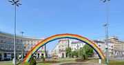 Tęcza znowu na placu Zbawiciela. ZDM Warszawa komentuje