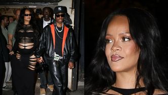 Rihanna w seksownej sukience z wycięciami eksponuje ciążowe krągłości. Stan błogosławiony jej służy?