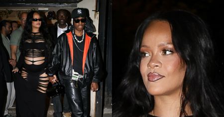 Rihanna w seksownej sukience z wycięciami eksponuje ciążowe krągłości. Stan błogosławiony jej służy?
