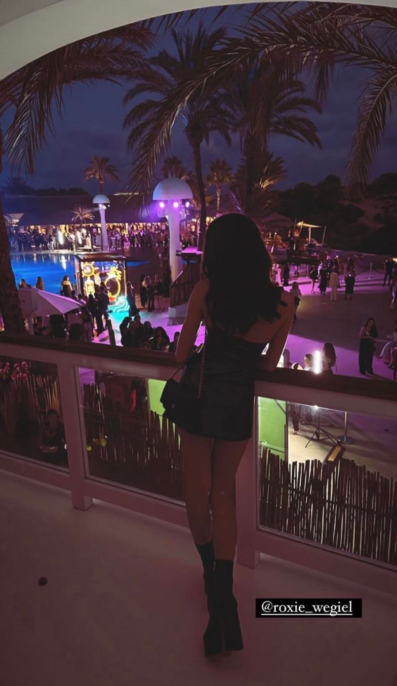 Roksana Węgiel na Ibizie