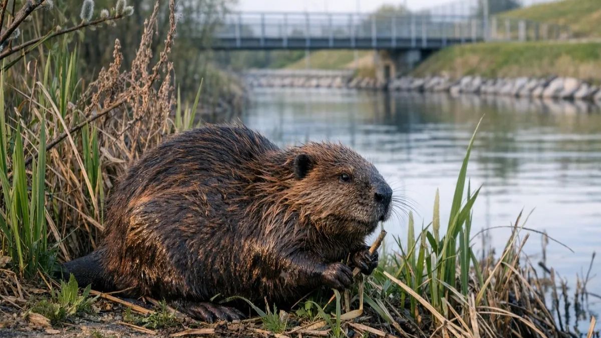 Pojechali do dzika, a znaleźli bobra