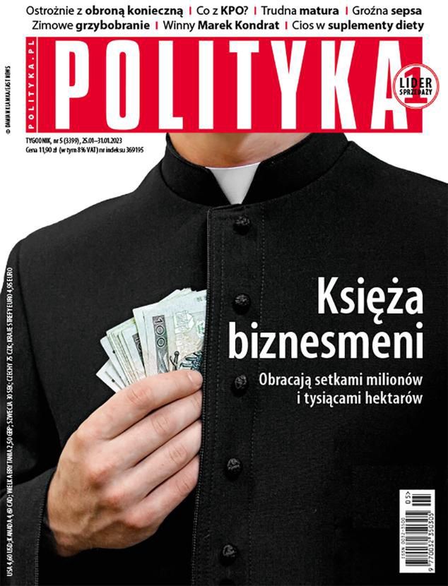 Okładka tygodnika "Polityka"