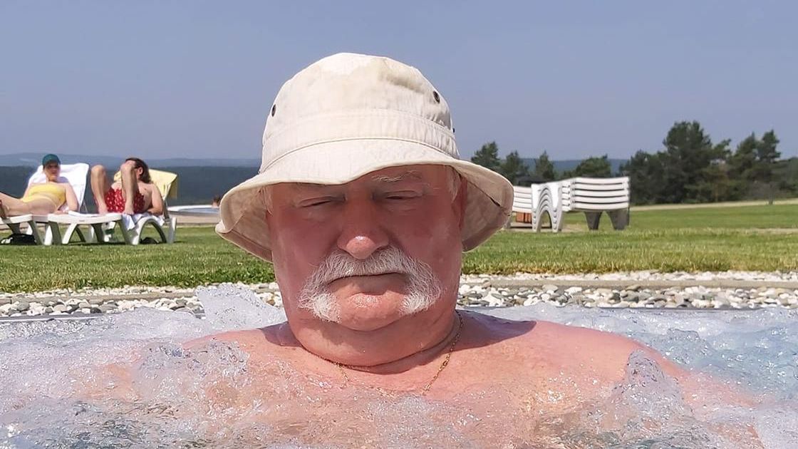 Lech Wałęsa wypoczywa w Arłamowie